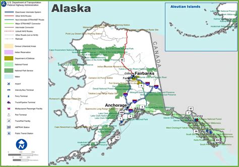 MAP Map of the Alaska Highway